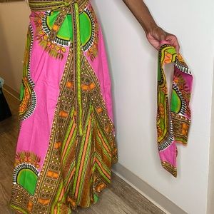 Pretty printed skirt